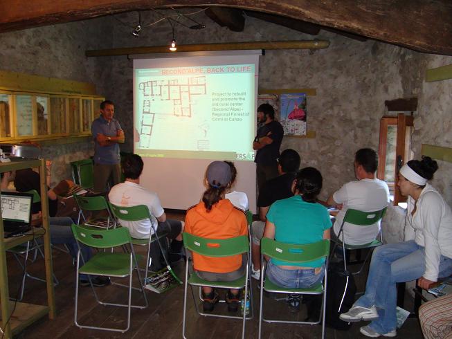 L'illustrazione del progetto per il recupero di Second'Alpe