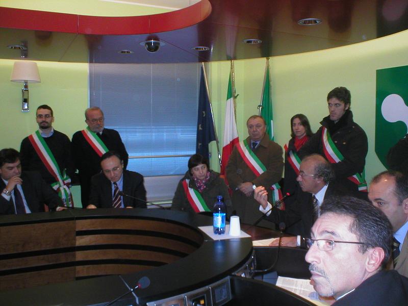 L'incontro tra la Giunta Regionale e i Sindaci