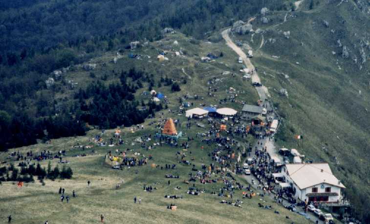 visione dalla cima del Cornizzolo